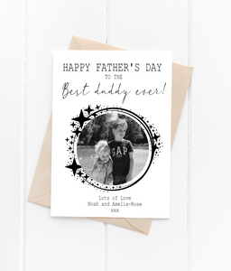 Personalised Photo Fathers Day Card