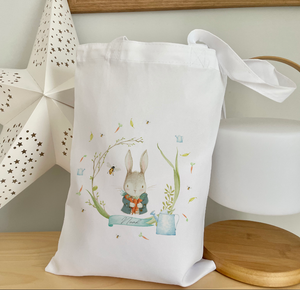 Spring Bunny Tote Bag