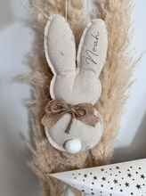 Load image into Gallery viewer, Personalised Hanging Bunny- Fiver Friday Special
