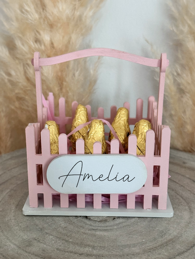 Easter Picket Fence Basket