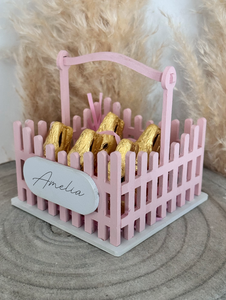 Easter Picket Fence Basket