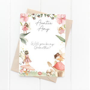 Fairy Godparent Scratch Reveal card.